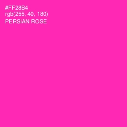#FF28B4 - Persian Rose Color Image